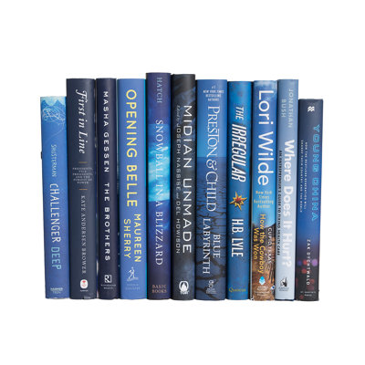 Livres décoratifs - Ensemble de livres jaunes pour jaquette - 1 pied de livres