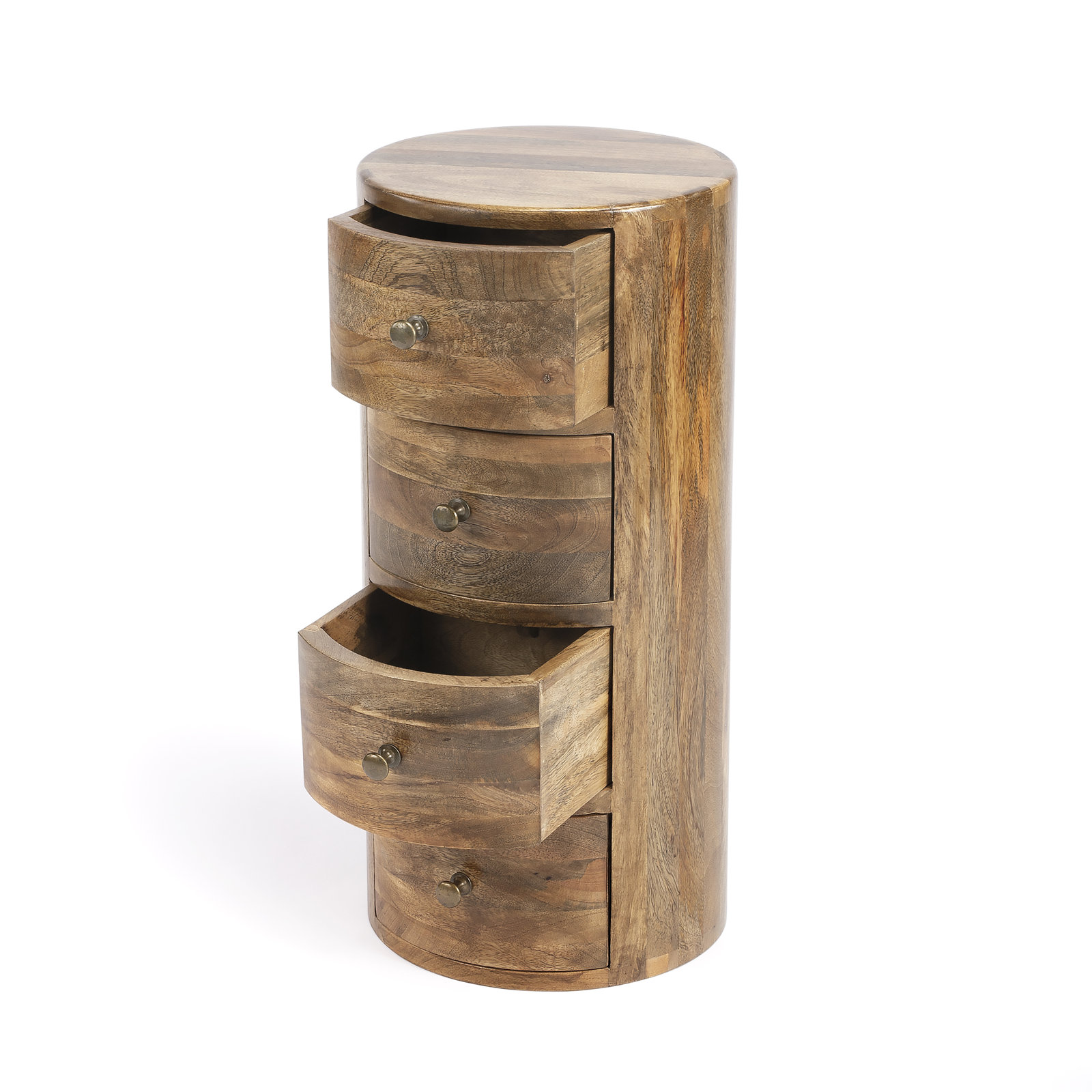 Atlantic 4 - Drawer Nightstand, Natural Mango