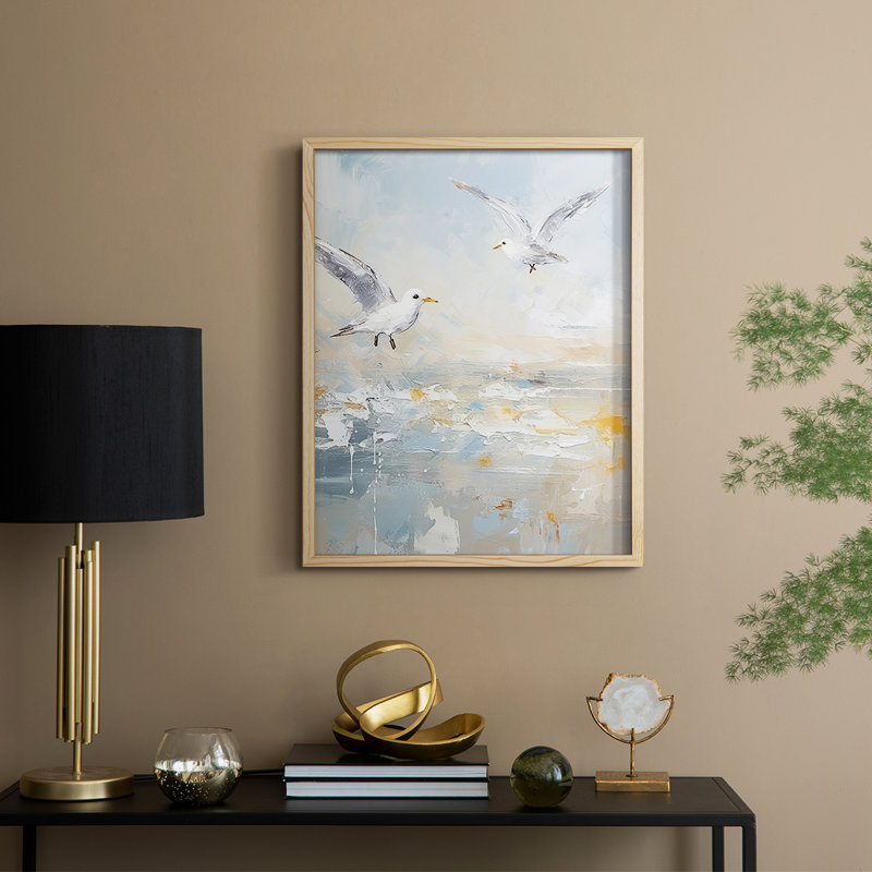 NAUTICAL Series CDLXIV, reproduction encadrée - bois massif, Naturel, H 11 po x l 9 po