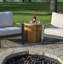 Table d'appoint Estate Teak & Orobico