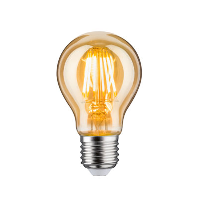 6 W E27 dimmbare LED-Retro-Glühbirne Bernstein