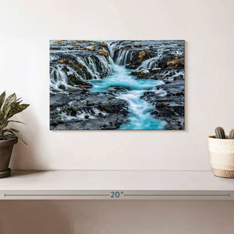 Cascade Alvord Bruarfoss en Islande II, H 8 po x l 12 po
