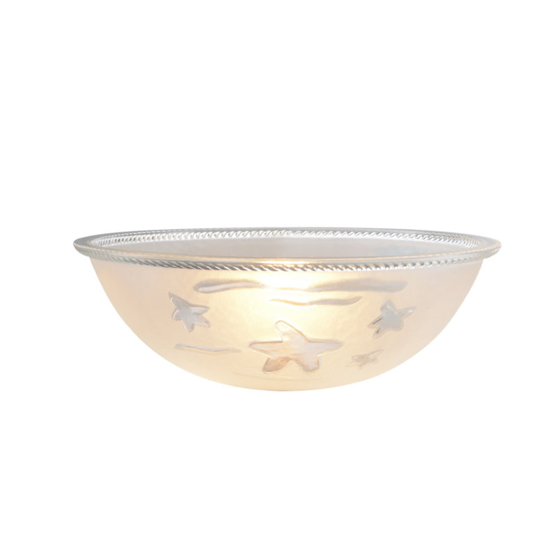 Abat-jour d'intérieur en verre 11,75 "