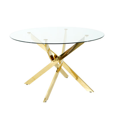 Modern Round Pedestal Dining Set with Weaven Velvet Dininig Chair