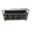 Media Console with Glass Doors, 67x16x35