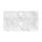 Claire 22" Rectangle Wall-Mount Bathroom Sink in White Marble-117025077