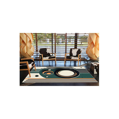 Tapis lavable à motifs Modern Space