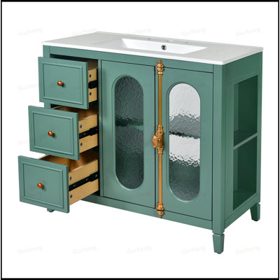Meuble-lavabo à fermeture en douceur 36 po