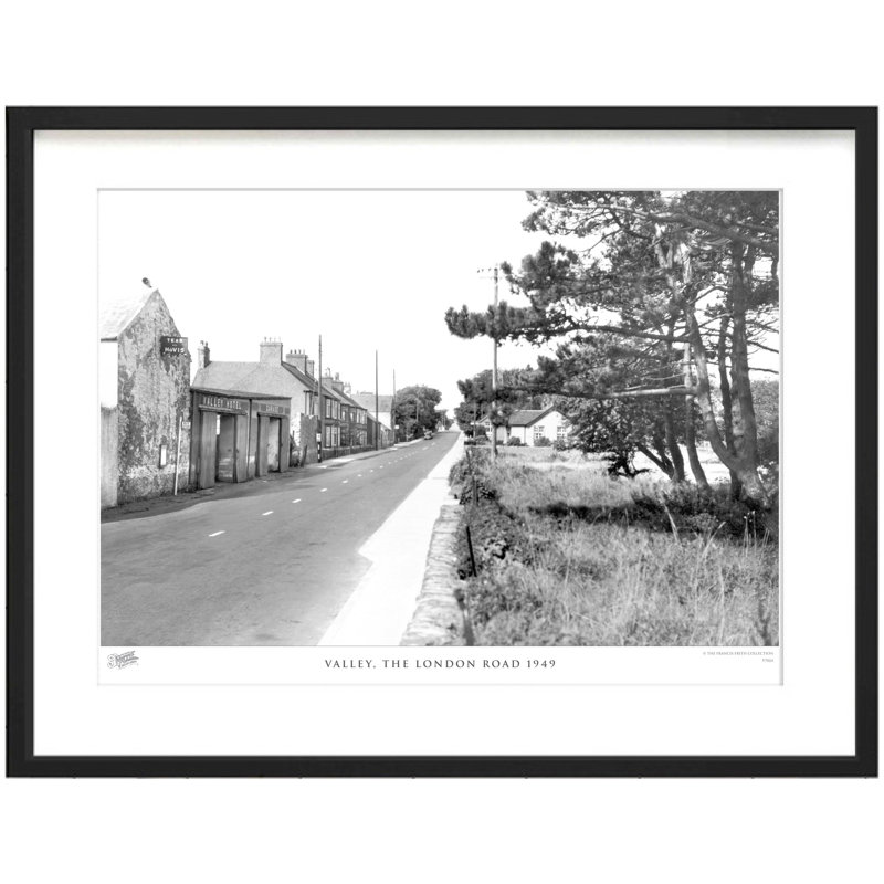 Valley, The London Road 1949 by Francis Frith - Single Picture Frame Print, 45cm H x 60cm W x 2.3cm D