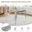4 - Person Square Glass Top Dining Set-2068561075-2068561076-2068561077