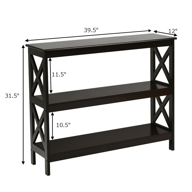 39.5'' Console Table, Espresso