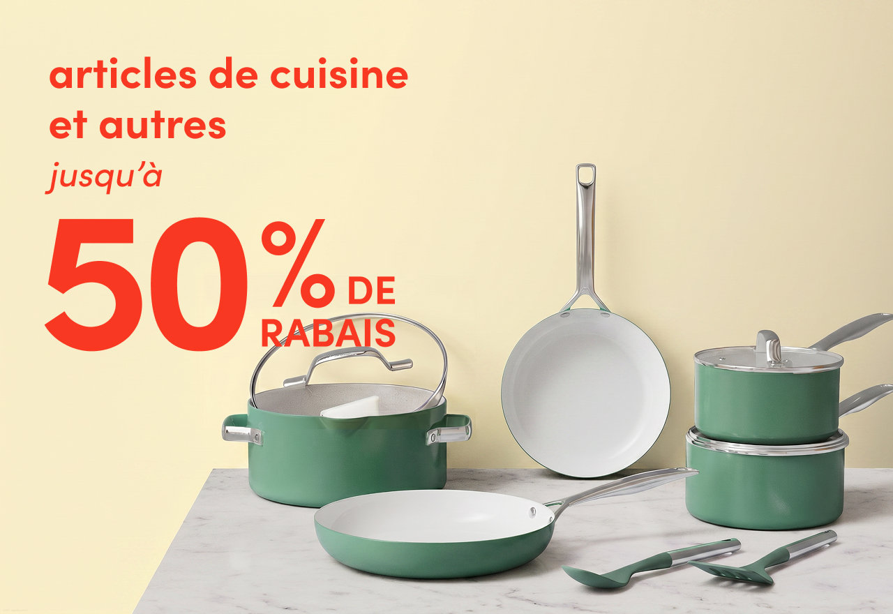 articles de cuisine et autres en solde