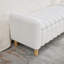 Tabouret de repose-pieds moderne capitonné avec accoudoirs avec accoudoirs de rangement pour lit d'appoint capitonné Modern-133458096-133458101