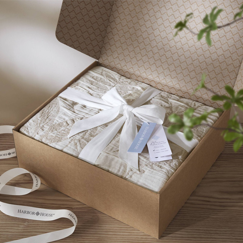 Ensemble de literie en coton jacquard de qualité supérieure, housse de couette à motif botanique pour lit double et grand lit