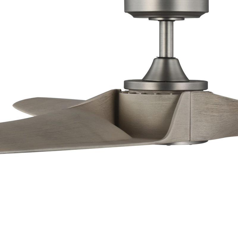 Ventilateur de plafond à 3 pales avec télécommande Oreland, Nickel antique