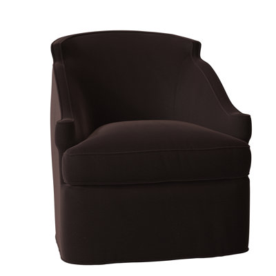 Barbara Sunbrella® Boucle Swivel Armchair