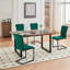 Modern Upholstered Velvet Armless Dining Chair-704867797-723248542