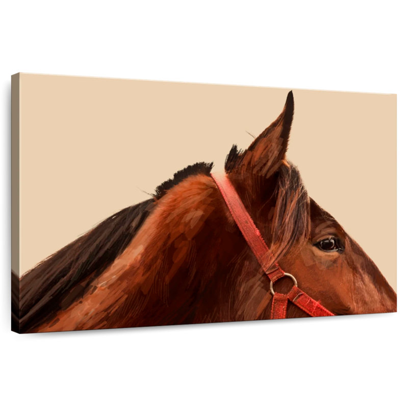 Brampt Horse Dialogue, 8" H x 12" W
