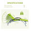 Chaise longue inclinable simple 67,32 po Naik
