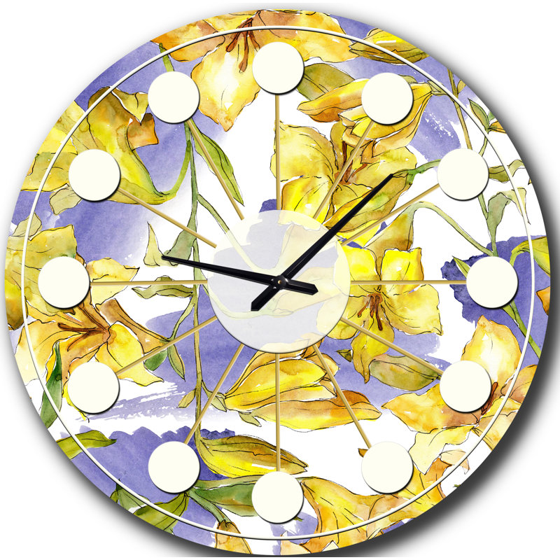 Horloge murale rétro Mid-Century, Moyenne