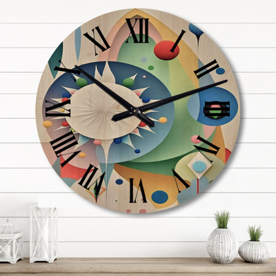 Seidenberg Solid Wood Wall Clock