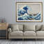 «The Great Wave» par Katsushika Hokusai, reproduction sur toile tendue-654528064-654528076-654528090