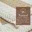 Napperons en lin et coton bohème, 12 pièces crocheté beige et blanc, 12 po x 20 po