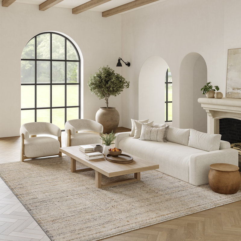 Deguzman Performance Oriental Indoor Rug, Rectangle 3'9" x 5'9"