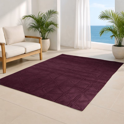 Tapis rouge intérieur et extérieur Trellis