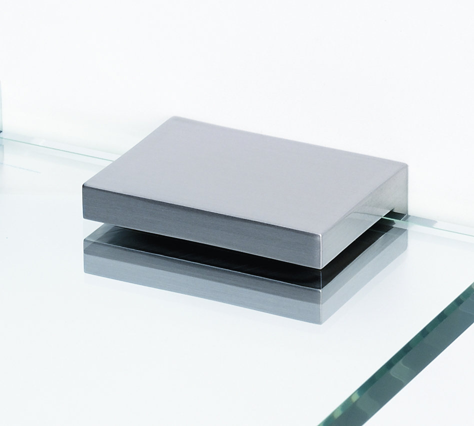 Contemporary II Shelf Brackets Only with Brass Construction (Set of 2) Alno Inc 