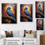 «Javonda Animal Obsidian Raven Drips I», reproduction sur toile-889949284-889949285