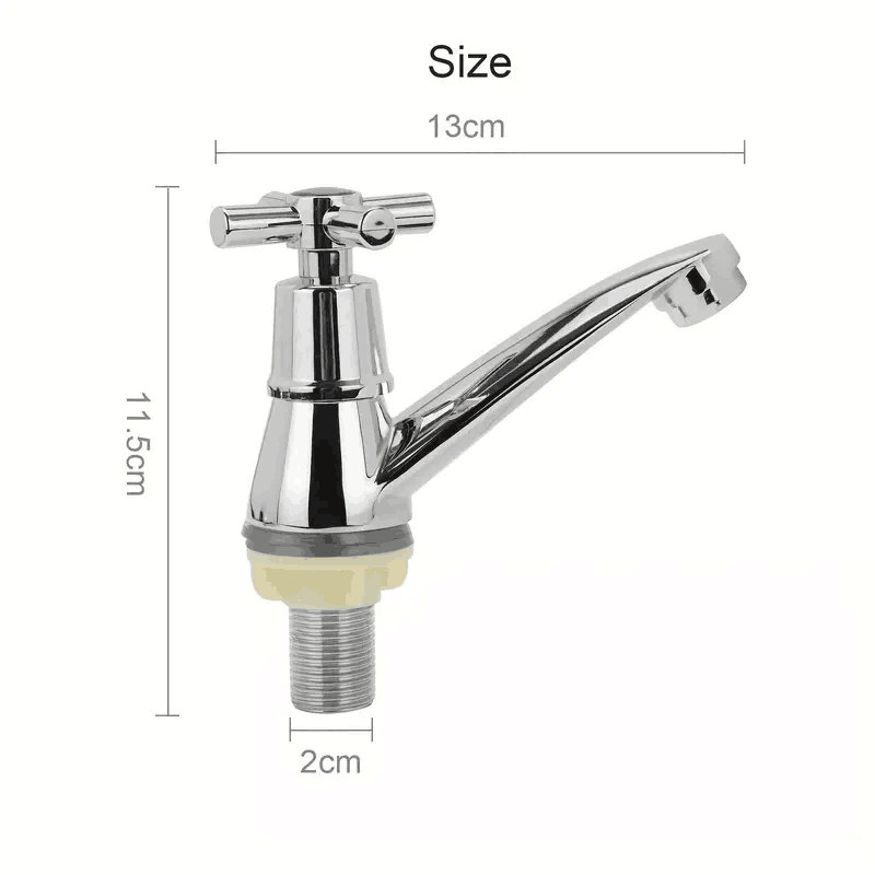 2X Twin Taps Set Hot and Cold Pair Tap Traditional Bath Bathroom Basin Sink Taps