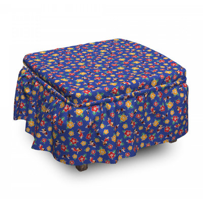 Housse pour repose-pieds hibiscus floral dancer
