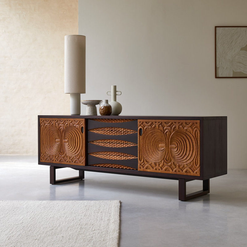 Frida 80.71'' Solid Wood Sideboard