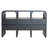 Rubberwood and Oak Veneer Console Table
