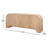 Shillington Reverse Fluted Light Brown Wood Sideboard