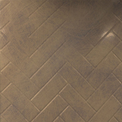Herringbone MirroFlex 4ft. x 8ft. Glue Up PVC 3D Wall Panels 160 sq.ft.