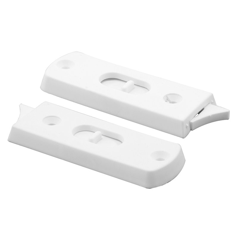 Loquet pour fenêtre coulissante à ressort Prime-Line, vinyle blanc (1 ensemble)
