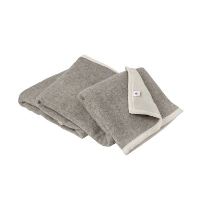 Undyed Virgin Wool Heavyweight Blanket