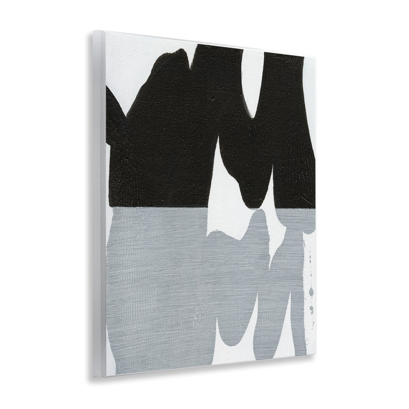 Art mural noir sur forme organique par Jodi Fuchs