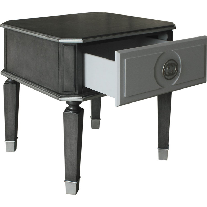 Table de bout avec rangement Benston