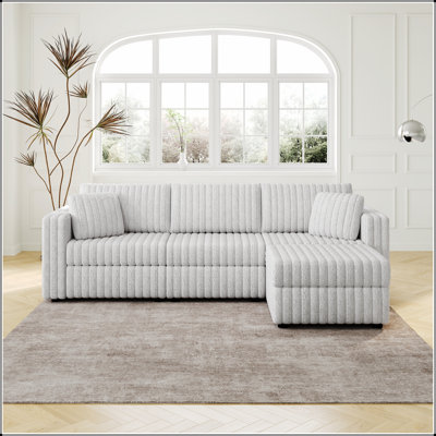 Canapé moelleux pour 3 personnes avec rangement à relevage hydraulique et repose-pieds assorti, confortable et élégant pour les maisons modernes