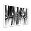 « black white crystal background », reproduction d’impression sur toile tendue-1833878048-1833878065-1833878072