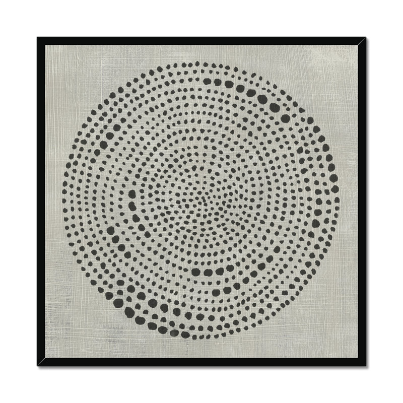 Mythos I by Chariklia Zarris - Painting on Canvas, 95cm H x 95cm W, Black Framed Paper Print