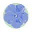 Hibiscus Orchid Vegan Leather Round Coasters-318645980