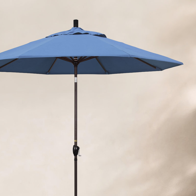Parasol de marché 9 pi Iuka, Performance bleu givré