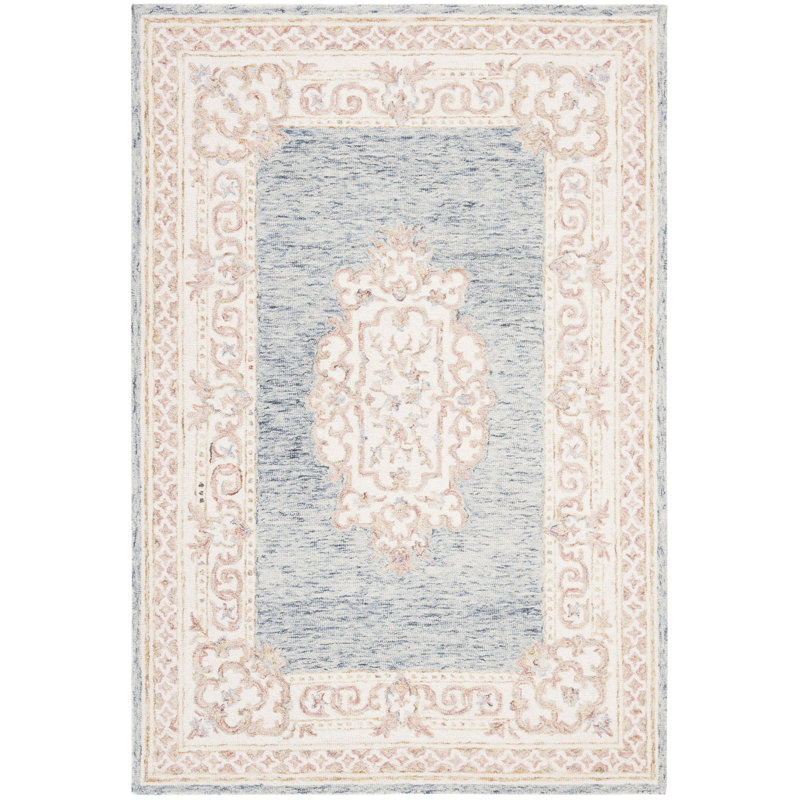 Bryon Hand Tufted Wool Oriental Rug, Rectangle 5' x 8'