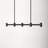 Braulio 5 - Light Black Brass LED Kitchen Island Pendant