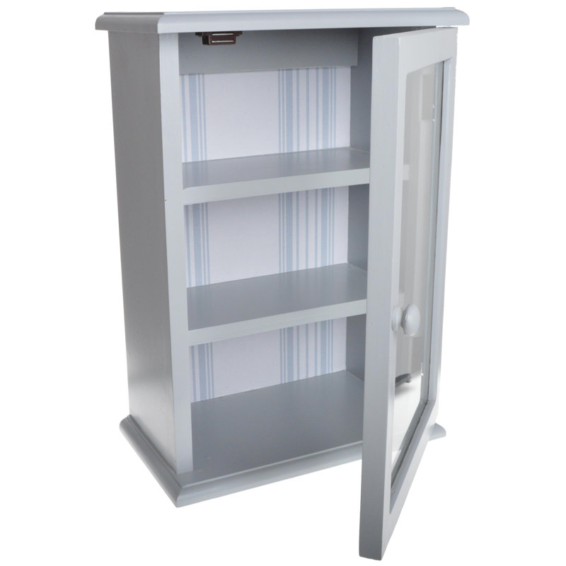 Adebowale Display Cabinet, Light Grey