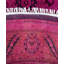 Overdyed One-of-a-Kind 7' 1" x 7' 1" Hand Knotted Area Rug